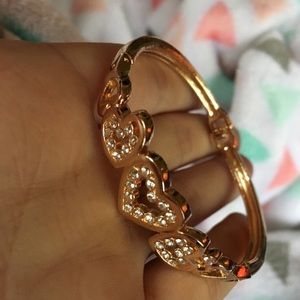 Golden bracelet cuff
